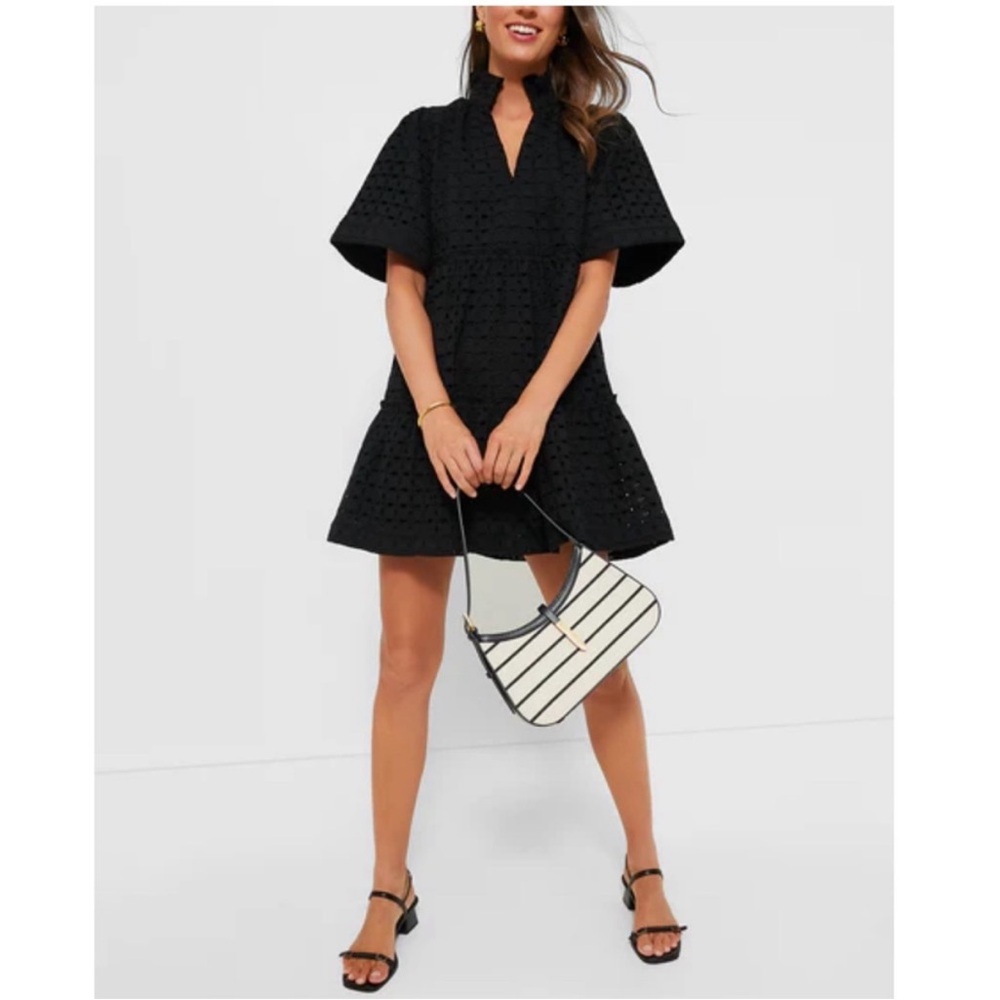 TUCKERNUCK Black Eyelet Crawford Dress NWT - Picture 2 of 9